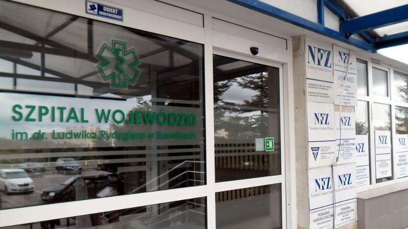 Szpital Wojewódzki im. dr Ludwika Rydygiera w Suwałkach, fot. Anna Przybycień