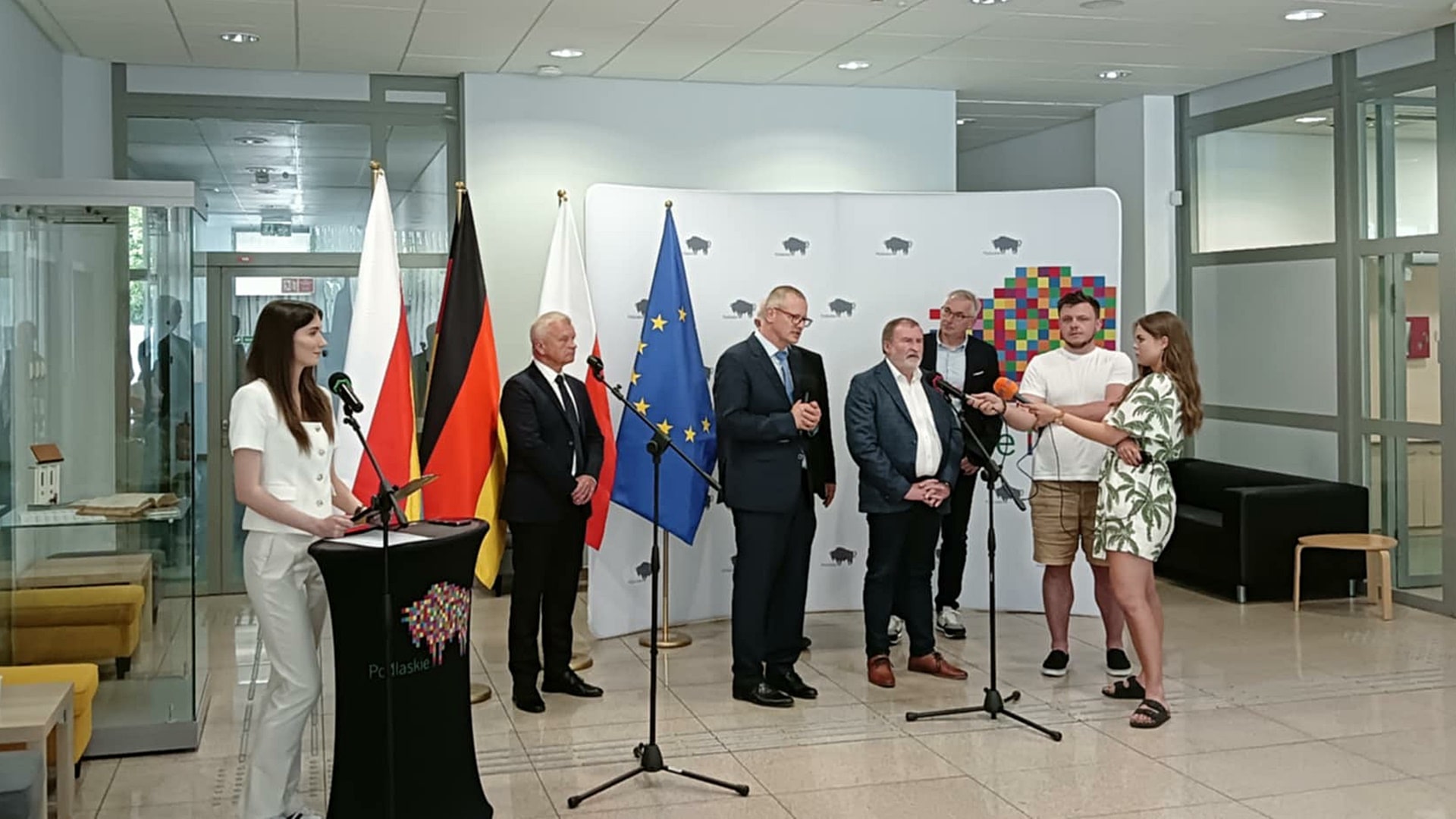 Wizyta władz niemieckiego powiatu Dingolfing-Landau w województwie podlaskim, 16.06.2025, fot. Marcin Gliński